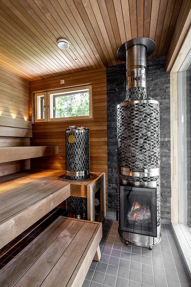 IKI KIUAS KIVI - Der Design Holz-Sauna-Ofen 